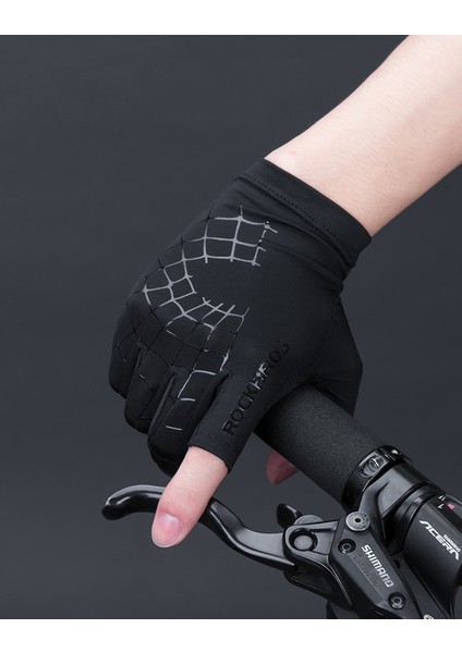 Bisiklet Eldivenleri, Dağ Bisikleti Motosiklet Balıkçılık Eldivenleri, Erkek Kadınlar Için 2 Parmaksız Kış Bisiklet Eldivenleri-Siyah(S) (Yurt Dışından) fırsatları