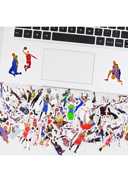 Nba-Klasik Aksiyon Çıkartmaları, 50'li Set, Suya Dayanıklı ve Uv'ye Dayanıklı, Tüm Cihazlarınız Için Harika (Yurt Dışından) fiyatları