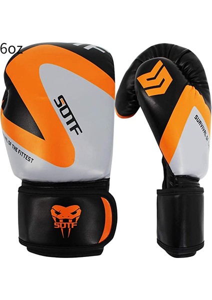 Eldivenler Erkek Boks Eldivenleri Ağır Hizmet Paketi Antrenman Eldivenleri Kadın Mma 6oz (Yurt Dışından)