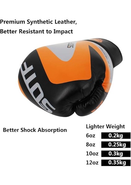 Eldivenler Erkek Boks Eldivenleri Ağır Hizmet Paketi Antrenman Eldivenleri Kadın Mma 6oz (Yurt Dışından) fırsatları