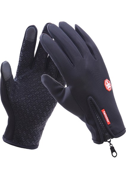 Erkekler ve Kadınlar Için Bisiklet Eldivenleri - Spor Çalışma Bisikleti Için Dokunmatik Ekranlı Termal Eldiven Kaymaz Golf Siyah (Xl) (Yurt Dışından) modelleri