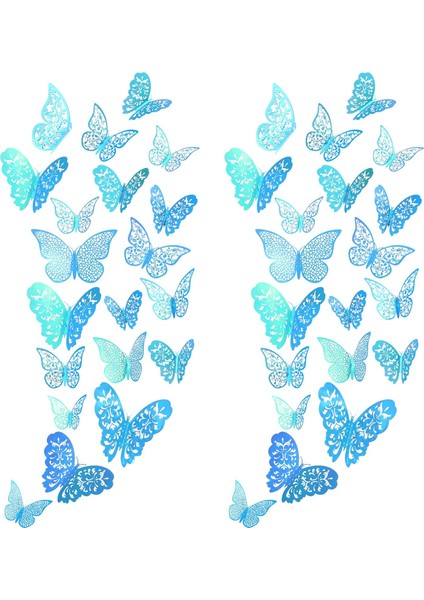 72 Parça 3D Kelebek Duvar Çıkartmaları Etiket Duvar Çıkartması Dekor Sanat Dekoratif Etiket Oda Ev Kreş Sınıf Ofisler Çocuklar Kız Erkek Yatak Odası Oturma Odası Dekoru Için 3 Boyu (Yurt Dışından) fiyatları