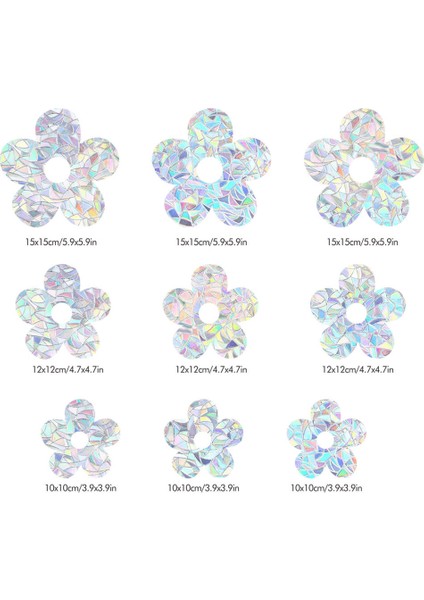 Çarpışma Önleyici Pencere Uyarısı Kuş Çıkartmaları Siluetleri Cam Kapı Koruması ve Kuşları Kaydetme, Şeffaf (9 Siluet) (Yurt Dışından) fiyatları