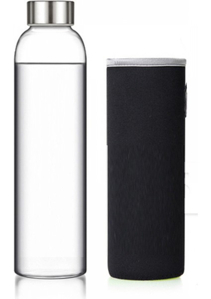 Kollu ve Paslanmaz Çelik Kapaklı Sürahi 420ML - Sızdırmaz Kapak, Yeniden Kullanılabilir, Seyahat ve Depolama Için Mükemmel Içecekler Meyve Suyu, Smoothie, Kombucha, Kefir, Çay, Siy (Yurt Dışından)