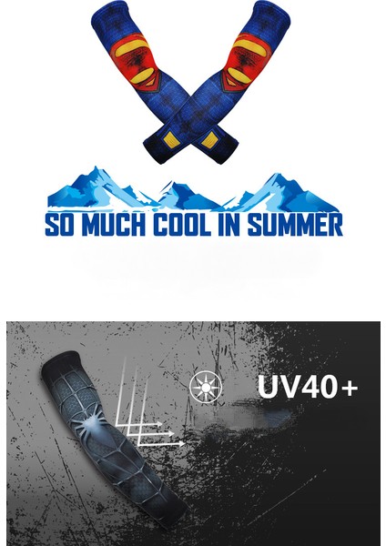 Uv Güneş Koruma Kol Kollu-1 Çift Erkekler Veya Kadınlar Için Soğutma Atletik Spor Kol Basketbol Golf Koşu Futbol Bisiklete BINME-GK86030 (Yurt Dışından) fırsatları