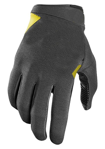 Erkek Motokros ve Dağ Bisikleti Eldivenleri - Hafif ve Arazi Bisikleti Sürüş Koruyucu Donanımı (L - Grimsi Sarı) (Yurt Dışından)