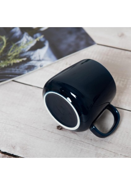 Parlak Seramik Kahve Kupa, Ofis ve Ev Için Mark Bardak, 13OZ, Bulaşık Makinesine ve Mikrodalgaya Uygun Çay Kahve Fincanı, 1 Paket (Kraliyet Mavisi) (Yurt Dışından) modelleri