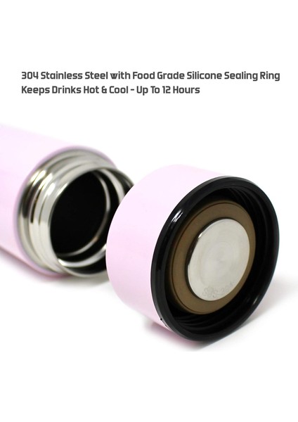 Yalıtımlı Su Şişesi Kahve Çay Seyahat Kupa Termos Sıcaklık Göstergeli Su Şişesi 500ML/16.9 Fl.oz - 12 Saat Sıcak Veya Soğuk Kalır (Kırmızı) (Yurt Dışından) fiyatları