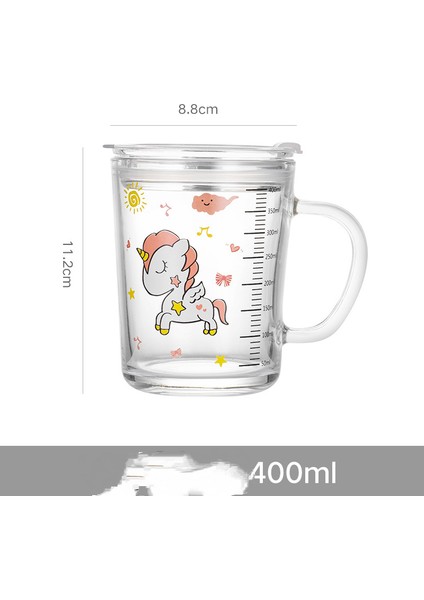 Lesgos Çocuklar Için Pipetli Süt Bardağı, 400ML Şeffaf Cam Içmeyi Öğrenin Eğitmen Kupası, Yeni Yürümeye Başlayan Çocuklar Için Sızdırmaz Kapaklı Güzel Mikrodalga Güvenli Içme Kupa (Yurt Dışından) modelleri