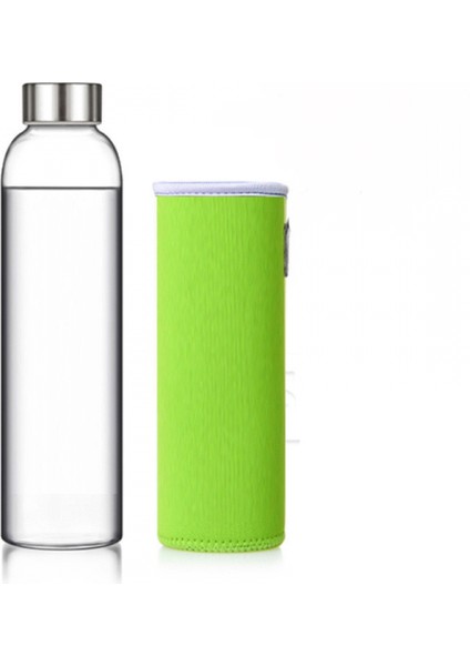 Sürahi 550ML, Kollu ve Paslanmaz Çelik Kapaklı - Sızdırmaz Kapak, Yeniden Kullanılabilir, Seyahat ve Depolama Için Mükemmel Içecekler Meyve Suyu, Smoothie, Kombucha, Kefir, Çay, Ye (Yurt Dışından)