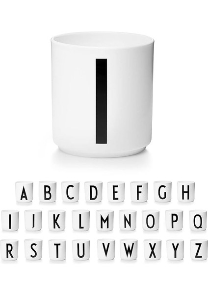 Mektup Kahve Fincanı / Mektup Kupa Basit Tarzı (Mektup I) (Yurt Dışından)