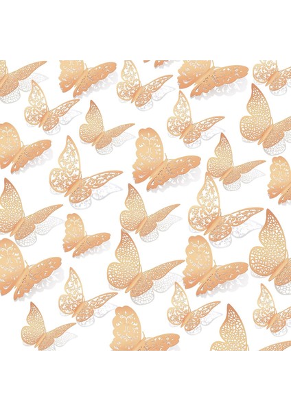 72 Parça 3D Kelebek Duvar Çıkartmaları Etiket Duvar Çıkartması Dekor Sanat Dekoratif Etiket Oda Ev Kreş Sınıf Ofisler Çocuklar Kız Erkek Yatak Odası Oturma Odası Dekoru Için 3 Boyu (Yurt Dışından)