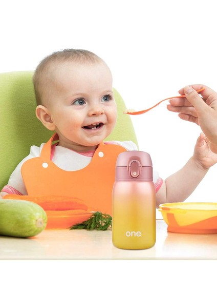 Çocuk Su Şişesi, 24 Saat Soğutma ve 12 Saat Sıcak Tutma Için Çift Duvar Vakum Yalıtımlı Paslanmaz Çelik Şişe (Yurt Dışından) fiyatları