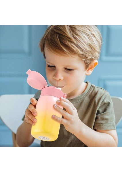 Çocuk Su Şişesi, 24 Saat Soğutma ve 12 Saat Sıcak Tutma Için Çift Duvar Vakum Yalıtımlı Paslanmaz Çelik Şişe (Yurt Dışından) modelleri