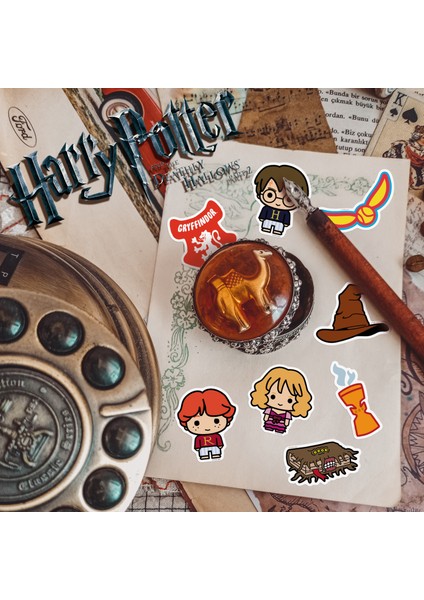 Harry Potter Suluboya Vinil Çıkartmalar, 50'li Set, Suya Dayanıklı ve Uv Dirençli, Tüm Aletleriniz Için Harika, Sevimli Karakterler Koleksiyonu (Yurt Dışından) fırsatları