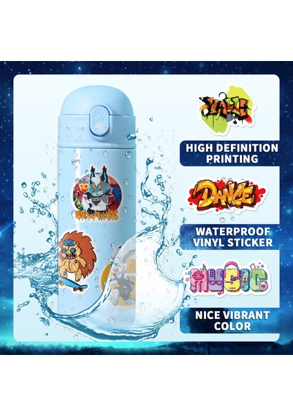 Sokak Graffiti Kişilik Yaratıcılık Çıkartmaları, 50'li Set, Suya Dayanıklı ve Uv'ye Dayanıklı, Tüm Aletleriniz Için Harika (Yurt Dışından) fırsatları