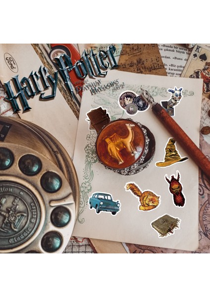 Harry Potter Suluboya Vinil Çıkartmalar, 50'li Set, Suya Dayanıklı ve Uv Dirençli, Tüm Aletleriniz Için Harika, Sihirli Değnek Bavul Guita (Yurt Dışından) fırsatları