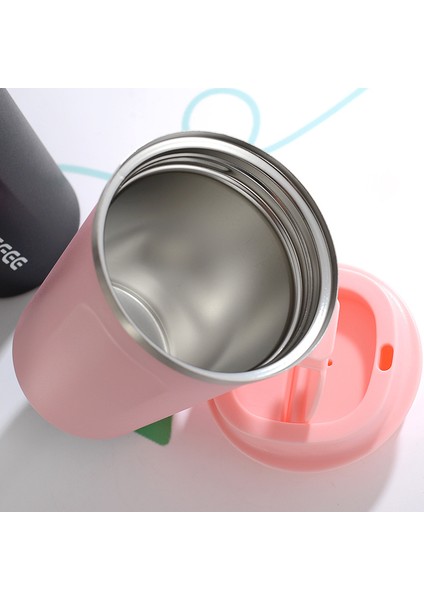 Kahve Yalıtım Fincan Paslanmaz Çelik Vakum Bardak Hediye Fincan Açık Taşınabilir Kullanışlı Araba Iş Su Bardağı, 510 ml (Yurt Dışından)