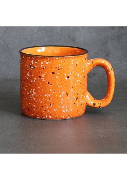 Hediye Seramik Kamp Ateşi Kupa, Tekli 12OZ - Turuncu (Yurt Dışından) fiyatları