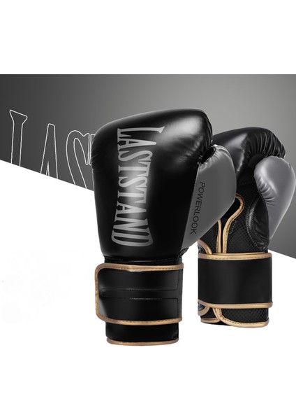 Boks, Kickboks, Karate, Muay Thai, Mma Eğitimi Için Yetişkin Boks Eldivenleri Sedefli Renk Uyumlu Siyah 10OZ (Yurt Dışından)