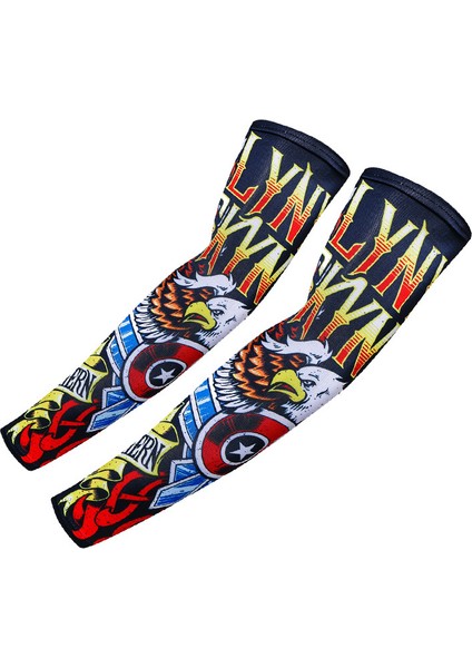 Uv Güneş Koruma Kol Kollu-1 Çift Erkekler Veya Kadınlar Için Soğutma Atletik Spor Kol Basketbol Golf Koşu Futbol Bisiklete BINME-GK86019 (Yurt Dışından)