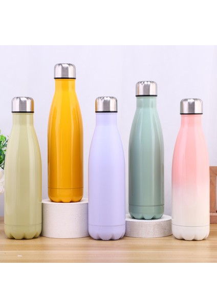 304 Paslanmaz Çelik Kola Şişesi Büyük Kapasiteli Açık Termos Spor Pot Bowling Bardağı 11 500 ml (Yurt Dışından) fiyatları