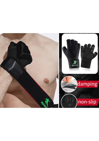 Spor Eldivenleri Yarım Parmak Bayan Koruma Dambıl Yatay Çubuk Egzersiz Bisiklet Dağcılık Kaymaz Nefes Alabilir (M,XG18 Siyah) (Yurt Dışından)