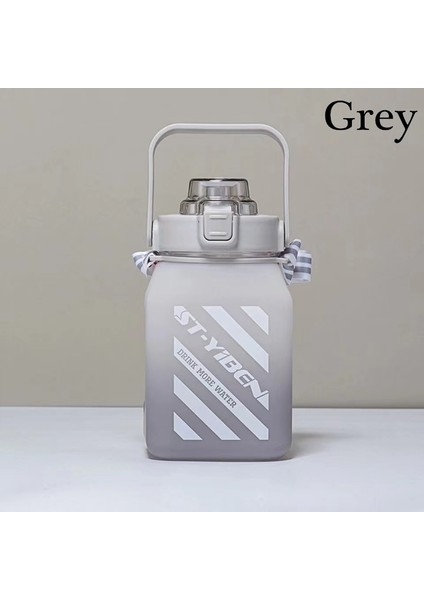 1.5l Büyük Kapasiteli Su Şişesi Kordon ile Açık Alan Sporları Koşu Spor Salonu Eğitimi Plastik Spor Seyahat Kaya Tırmanışı Şişeleri (Gri) (Yurt Dışından) modelleri