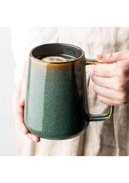 21OZ Büyük Saplı Ekstra Büyük Seramik Kahve Kupa,ofis ve Ev Için Jumbo Çay ve Kahve Fincanı,bulaşık Makinesi ve Mikrodalga Güvenli,kaşıklı ve Ahşap Kapaklı(Açık Yeşil,1) (Yurt Dışından) fiyatları