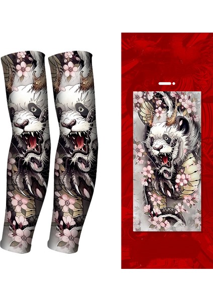 Serin Dövme Kollu Kol Çorapları, Sahte Geçici Dövme, Erkek Kadın Moda Vücut Sanatı Parti FAVOR-GP77001 Için Esnek Güneş Koruyucu Kapak (Yurt Dışından) fiyatları