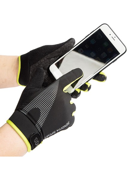 Bisiklet Eldivenleri, Rüzgar Geçirmez Dokunmatik Ekran Kaymaz Silikon Jel Eldiven, Erkek ve Bayan Için Astar Koşu Eldivenleri Kırmızı(L) (Yurt Dışından) fiyatları