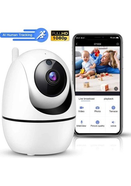2 Mp Bebek Kamerası Harekete Duyarlı Takip KAMERASI-1210
