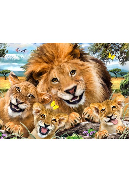 - Aslan Pelüş ve Selfie 48 Parça Puzzle 15803