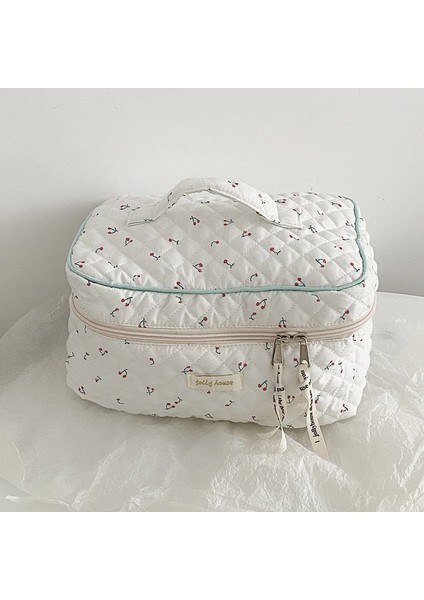 Cicibears Kadın Seyahat Makyaj Çantası - Beyaz (Yurt Dışından)