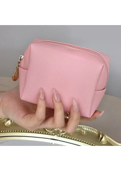Cicibears Kadın Küçük Seyahat Makyaj Çantası - Pembe (Yurt Dışından)