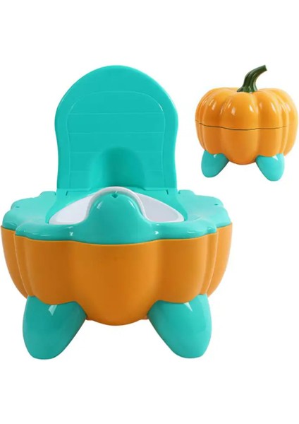 Sevimli Bebek Balkabağı Kase Karikatür Eğitim Tavası 0-2 Yaş Için Dayanıklı Pratik Plastik Tuvalet Balkabağı (Yurt Dışından)