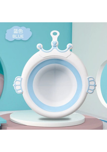 Cicibears Katlanabilir ve Asılabilir Bebek Lavabosu - Mavi (Yurt Dışından)