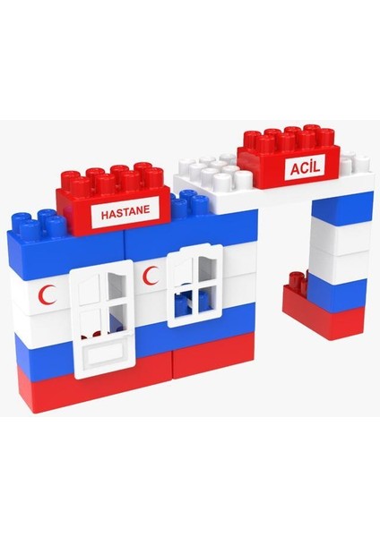 Süper Eğlenceli Hastane Blocks Set - 40 Parça