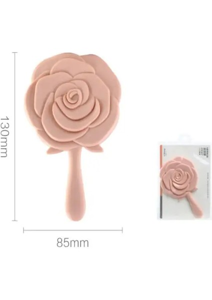 Cicibears Güllü Vintage Makyaj Aynası - Pembe (Yurt Dışından)