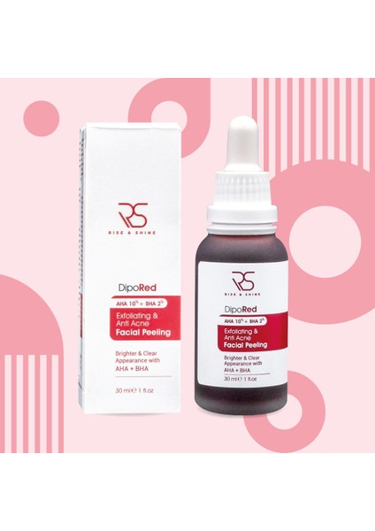 Rise Shine Exfoliating Facial Red Peeling SERUM30 ml