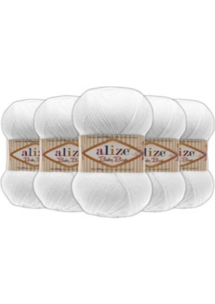 Baby Best Beyaz 5 Adet Color : 55
