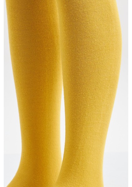 Pamuklu Bebek Külotlu Çorap Sarı fiyatları