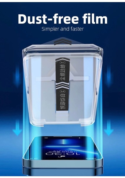 Apple iPhone 14 Pro Uyumlu Ekran Koruyucu Cam (Anti Static) Kolay Yapıştırma Aparatlı fiyatları