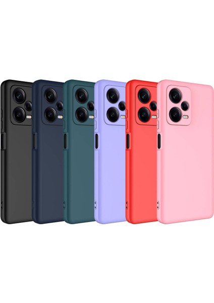 Xiaomi Redmi Note 12 Pro Plus 5g Kılıf Kadife Iç Yüzey Yumuşak Dokulu Kamera Korumalı Kapak (Mara)
