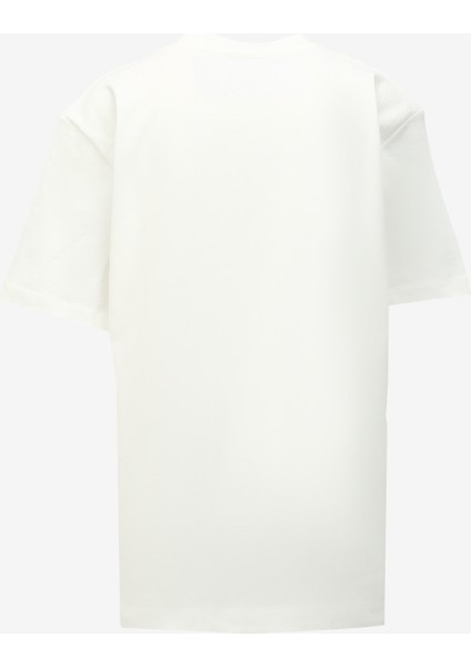 Bisiklet Yaka Düz Ekru Kadın T-Shirt TSKD03221 fiyatları