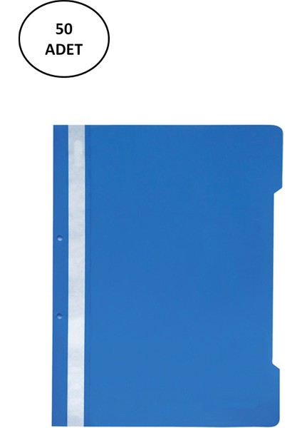 Eco Telli Dosya, 50'li Paket, Lacivert