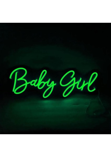 Baby Girl Yazılı Neon Tabela Dekoratif Aydınlatma