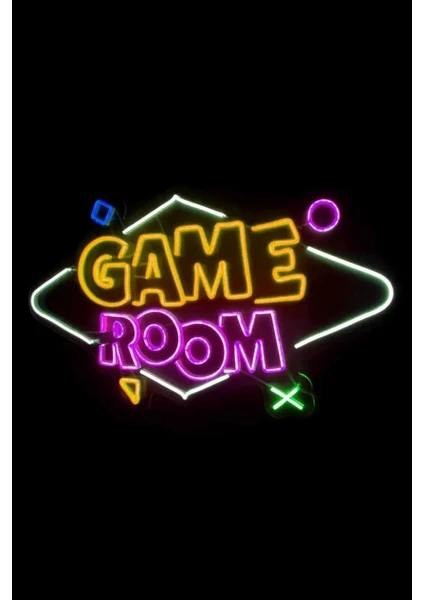 Game Room Oyuncu Odası Gamer Neon Neon Tabela Dekoratif Aydınlatma