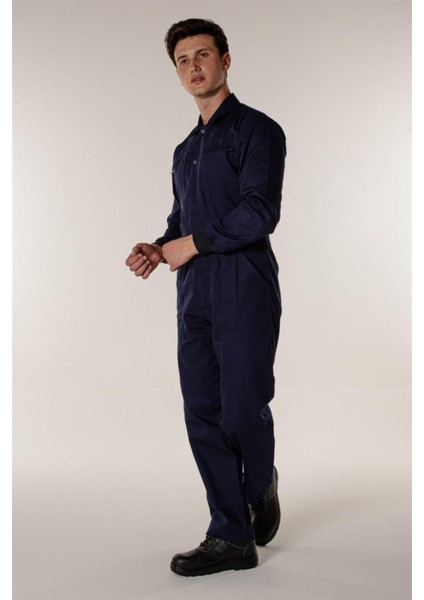 Lacivert Kollu Tulum