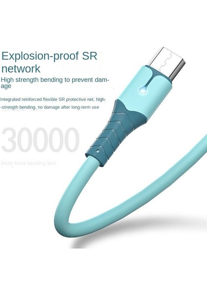 3A USB C Tipi Kablo Tel Samsung iPhone Xiaomi Mi 11 Cep Telefonu Hızlı Şarj USB C Kablosu C Tipi Şarj Cihazı Mikro USB Kabloları (Yurt Dışından) fırsatları